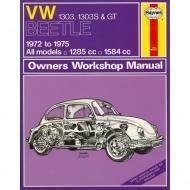MANUALE VW 1303-1303S & GT IN INGLESE