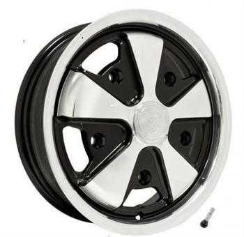 911 ALLOY WHEEL POLISHED WITH BLACK INNER SIDE (1)