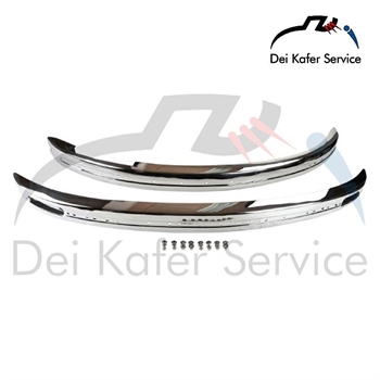 BUMPER SET, STAINLESS STEEL, FRONT AND REAR - 08/74 ... 12/85