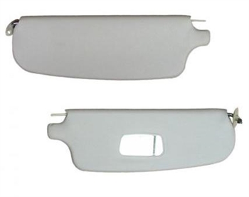 SUNVISORS KG PAIR WHITE/MIRROR