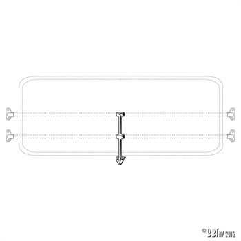 CENTER PIECE REAR JAILBAR TYPE2 -7/7