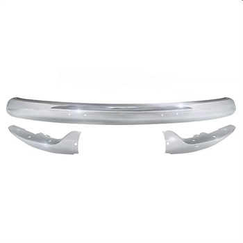 COMPLETE BUMPER FRONT CHROME T2 08/67-07/72