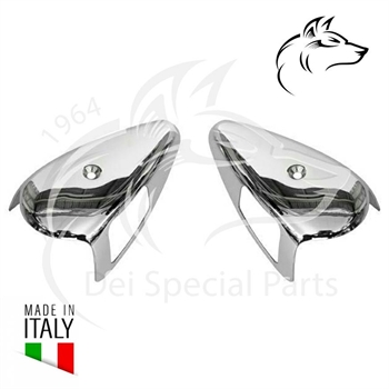 TURN SIGNAL - CHROME COVER, ITALIAN STYLE 08/64-07/74 (2)