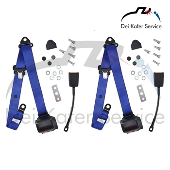 AUTOMATIC SEAT BELT BLUE