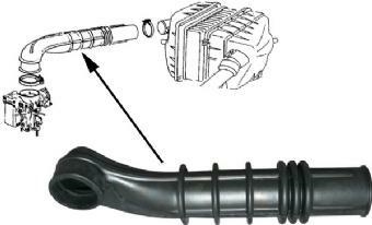 RUBBER SLEEVE BETWEEN CARBURETOR AND