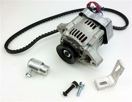 ALTERNATOR Alternator with integrated regulator.  Alternator, 75