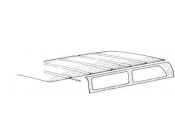 CIELO IN VINILE PERFORATO PER TETTO APRIBILE TYPE3 NOTCH 63-67