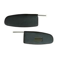 SUNVISORS T1 60-64 PAIR BLACK/MIRROR