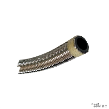 TUBO OLIO RINFORZATO ACCIAIO INOX 13mm (1mt)