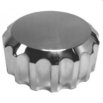 ALUMINIUM CAP FOR OIL FILLER TUBE Replacement screw-on cap made