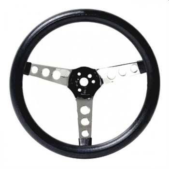 STEERING WHEEL 12'  3SPOKE CHROME