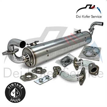 EXHAUST SPORT VINTAGE SPEED INOX VW 181