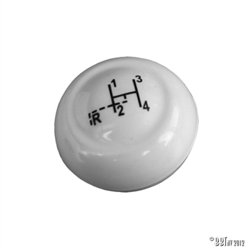 SHIFT KNOB 10MM IVORY VINTAGE SPEED