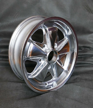 CHROME FUCHS WHEEL POLISHED 5x130 6x15 ET36 TUV