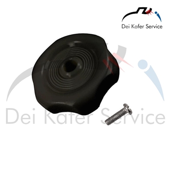 WESTFALIA LOUVRE BLACK WINDOW KNOB 67-79