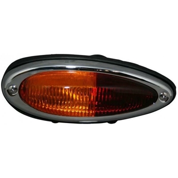 TAIL LIGHT ASSEMBLY WITH RUBBER SEAL, LEFT PORSCHE 356 A/B/C EU