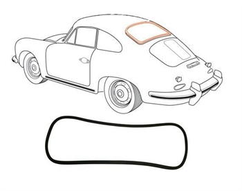 GUARNIZIONE LUNOTTO PORSCHE 356 B/C T6 08/62-03/68