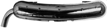 SCARICO INOX LUCIDO CON TUV PORSCHE 911S 08/71-07/73 (INIEZIONE)