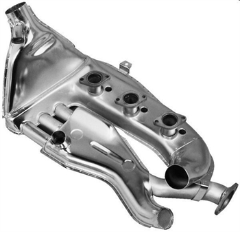 TERMOSCAMBIATORE INOX SX PORSCHE 911S 08/71-07/73 (INIEZIONE)