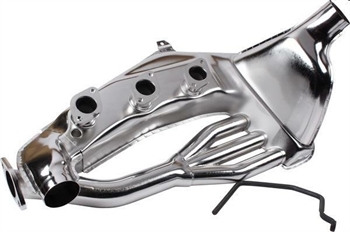 TERMOSCAMBIATORE INOX DX PORSCHE 911T/E/S 8/66-7/73 NO INIEZIONE