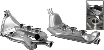 TERMOSCAMBIATORI DX/SX INOX PORSCHE 911S 8/71-7/73 NO INIEZIONE