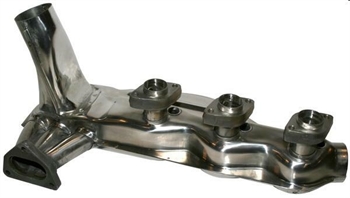 TERMOSCAMBIATORE DX/SX INOX PORSCHE 911 TURBO 3.3cc 01/75-07/83
