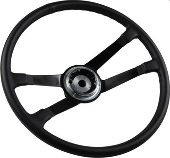 VOLANTE IN PELLE NERO 16,5 420mm PORSCHE 911 63-72, 912 65-70