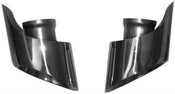 TERMINALI DI SCARICO DX/SX ACCIAIO INOX LUCIDO PORSCHE 993 SPORT