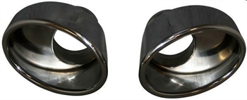 TERMINALI DI SCARICO DX/SX ACCIAIO INOX LUCIDO PORSCHE 993 C4S
