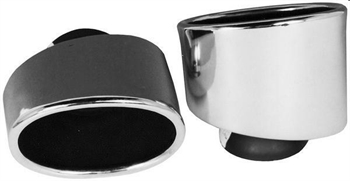TUBI DI SCARICO DX/SX ACCIAIO INOX LUCIDO PORSCHE 993 TURBO