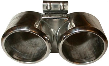 TUBI DI SCARICO ACCIAIO INOX, STILE ORIGINALE, PORSCHE BOXSTER