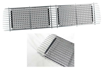 VENTILATION GRILLE FOR ENGINE,SILVER,PORSCHE 911 63-67,912 65-70