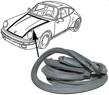 GUARNIZIONE COFANO ANTERIORE PORSCHE 911 08/73-07/89