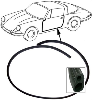 GUARNIZIONE PORTA DX/SX PORSCHE 911 TARGA/CABRIO 77-89,