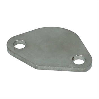 FUEL PUMP BLOCK OFF PLATE, S/S.