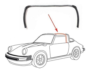 GUARNIZIONE ROLLBAR PORSCHE 911 TARGA 08/69-07/72