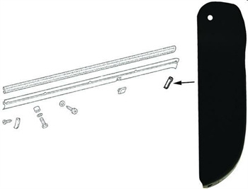 CANTONALE SOTTOPORTA ANTERIORE SX, POSTERIORE DX, PORSCHE 911