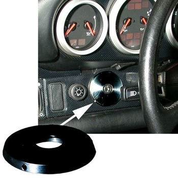 COVER CONTATTO CHIAVE ALLUMINIO NERO ANODIZZATO PORSCHE 911