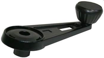 WINDOW WINDER HANDLE, L/R, BLACK PORSCHE 911 73-83