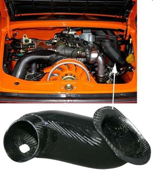 AIR RAM PIPE, CARBON, PORSCHE 964 12/88-06/94