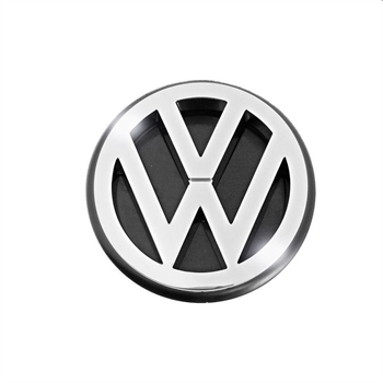 REAR EMBLEM VW CHROME, 100mm, T25 87-92