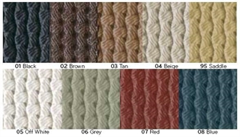 ASSORTIMENTO COLORI - FODERE SEDILI - BASKET WEAVE