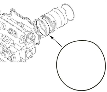 O-RING TESTA CILINDRO T25 1.9/2.1cc 08/82-07/92