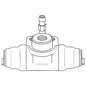 CILINDRETTO POSTERIORE IN GHISA GOLF I 17.46mm