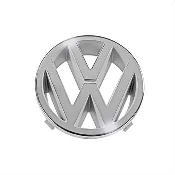 FRONT EMBLEM VW CHROME, 125mm, T25 87/92