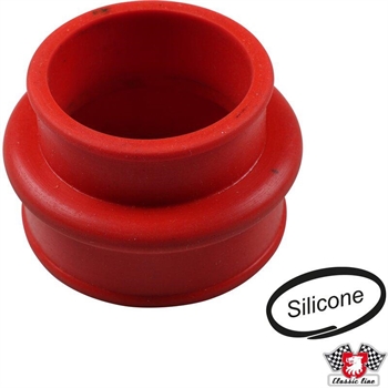 Stivale collettore per presa d'aria, silicone, rosso, resiste