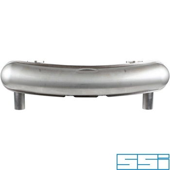 Scarico racing con flange di aspirazione imbullonate, interas-en