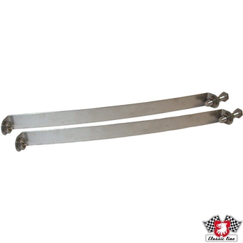 Fascia metallica di scarico per tubo coppa, 2 pz., acciaio inox-en