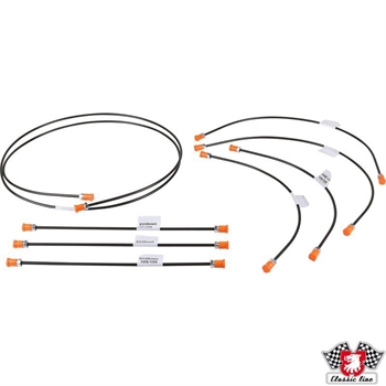 Kit tubo freno, impianto frenante a 1 circuito. Con 8 linee p-en