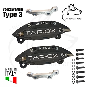 TAROX BRAKE CALIPERS WITH VENTED BRAKE DISCS, DIAMETER 340mm